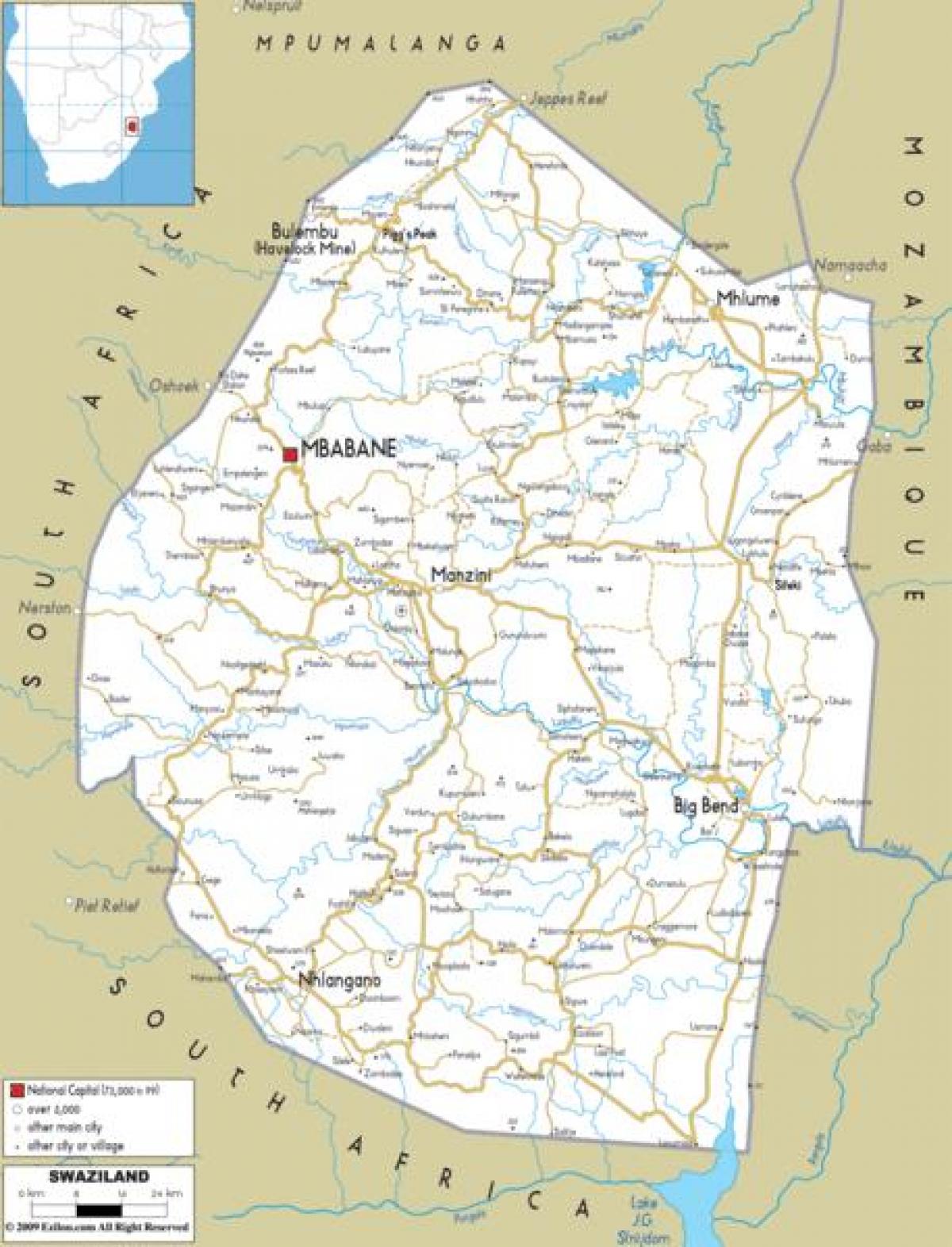 Kart мбабане Свазиленда